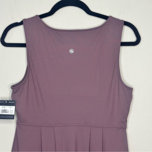 NWT Eddie Bauer Women's Aster Crossover Dress Solid Dusty Violet Pockets Size S - Picture 2 of 12